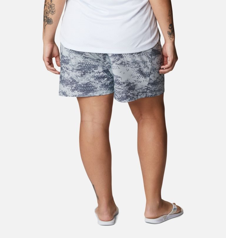 Pantaloni Scurti Columbia PFG Tidal II Dama Camuflaj | Plus Size GTA97S108